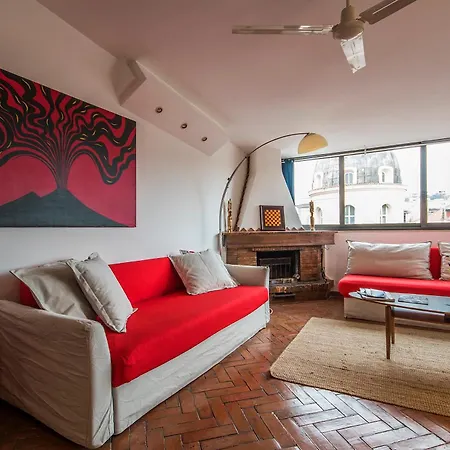 아파트 Panoramic Penthouse With Terrace 나폴리